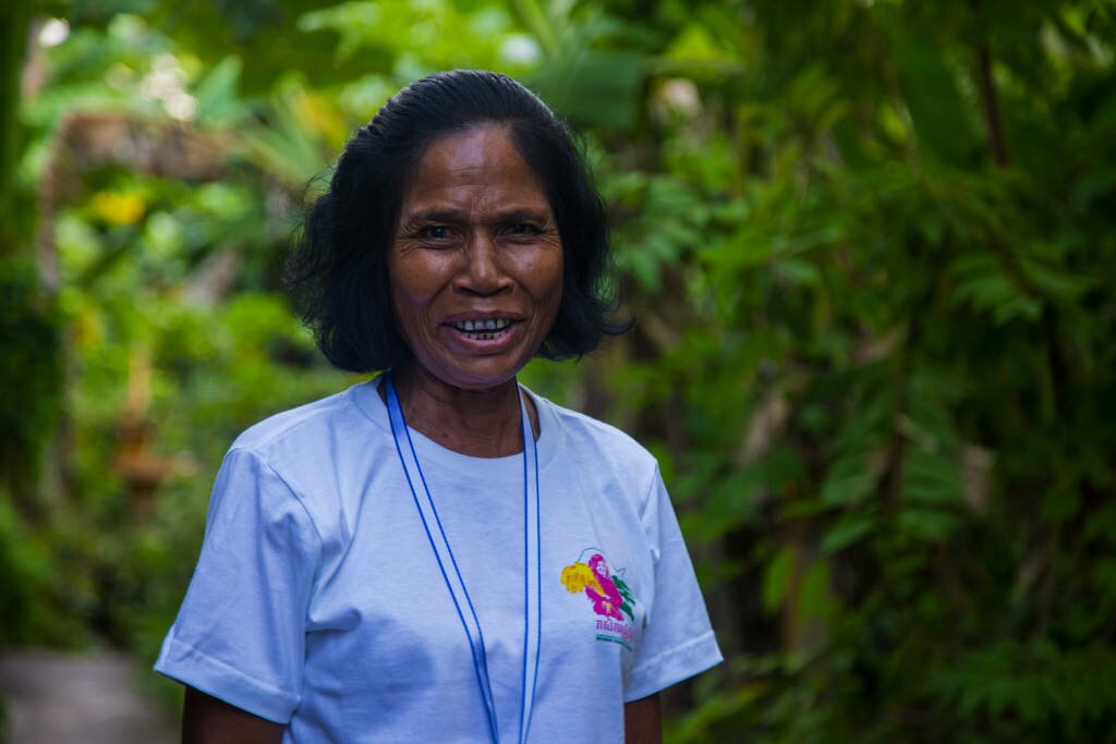 Sokunthor was at the sub-national forum in Kratie in December last year 2015 to share her experience about the Mekong River and the agriculture practices. Photo by Oeurm Savann/Oxfam